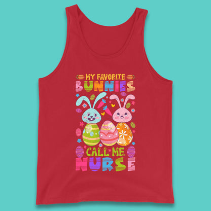 My Favorite Bunnies Call Me Nurse Tank Top