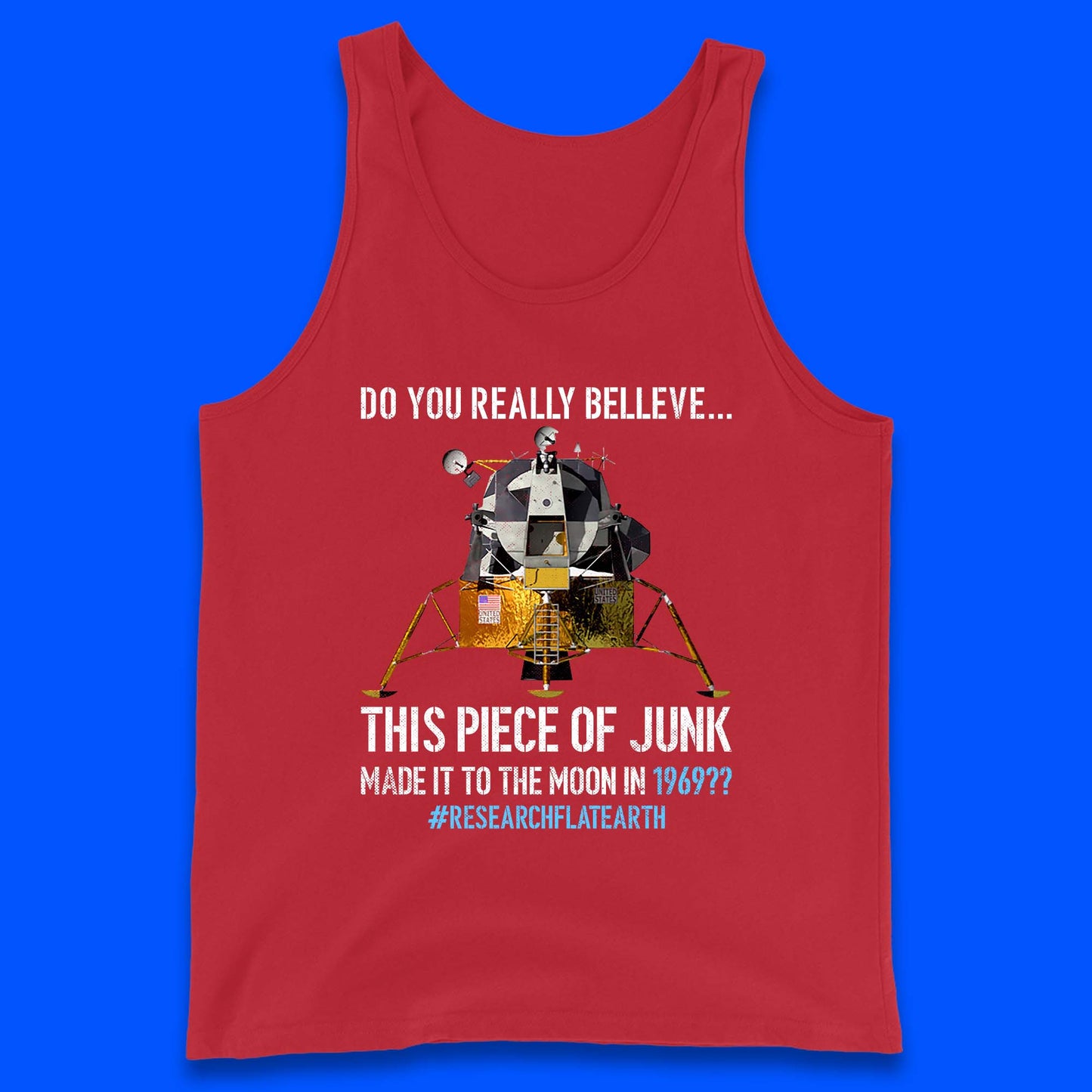 Research Flat Earth Tank Top
