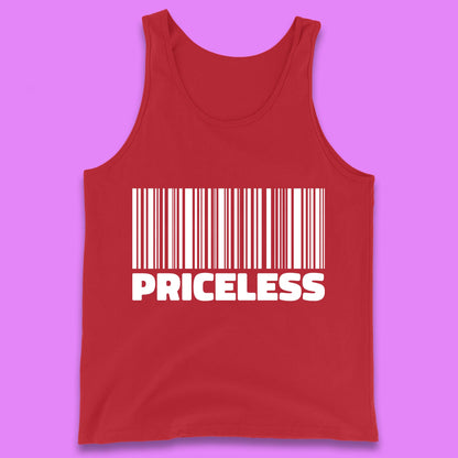 Scan For Priceless Barcode Funny Label Inspirational Empowerment Tank Top