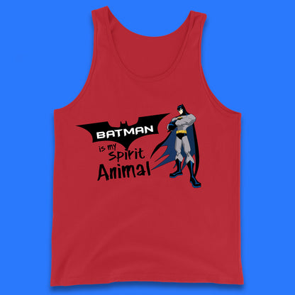 Batman Is My Spirit Animal DC Comics Batman Basic Logo Superhero Dc Movie Character  Tank Top