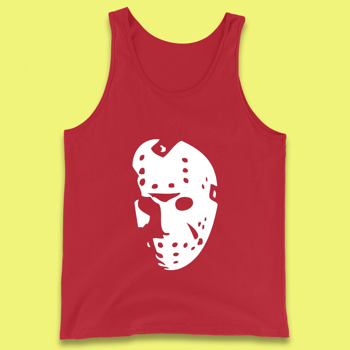 Halloween Jason Voorhees Horror Face Mask Friday The 13th Horror Movie Character Tank Top