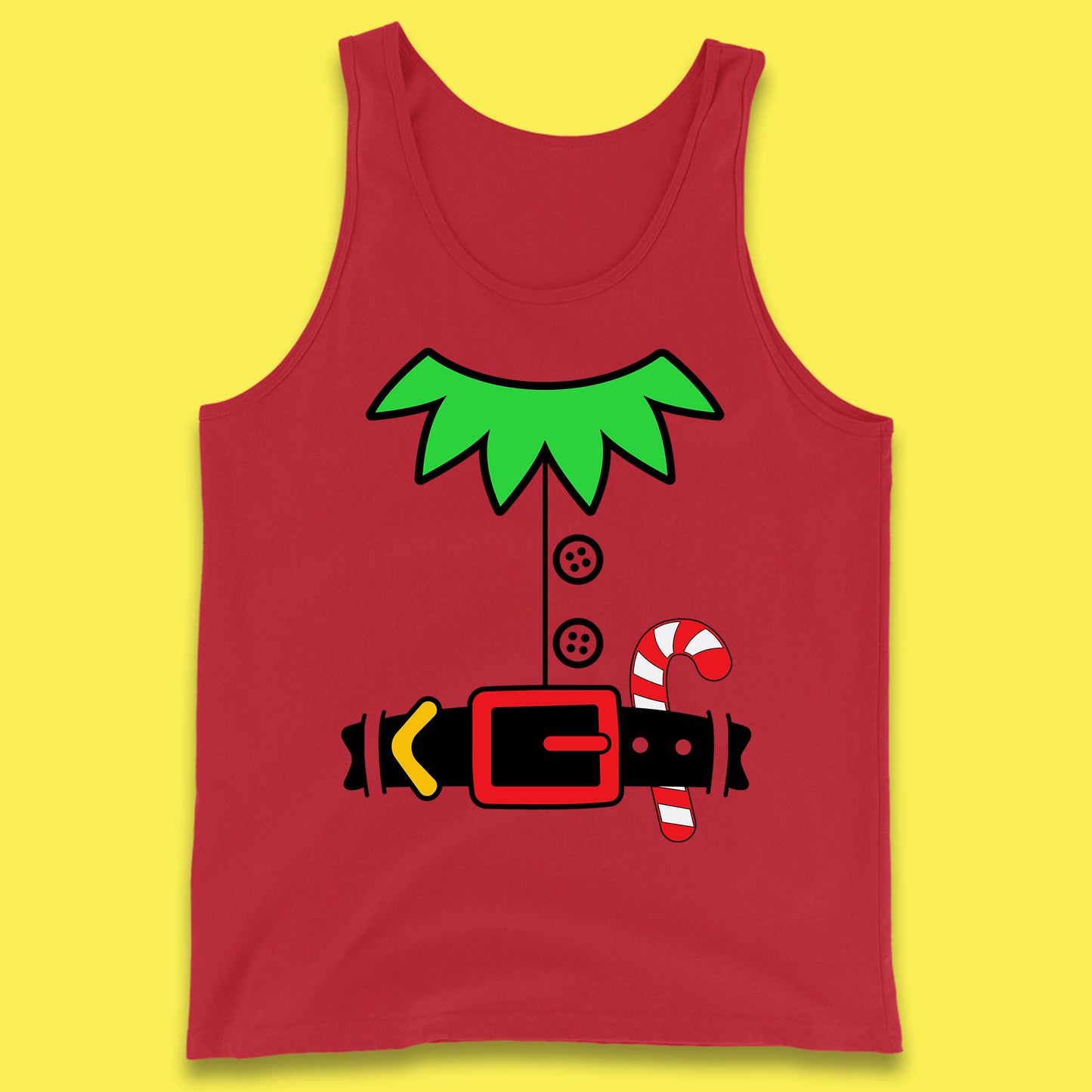 christmas elf costume tank top