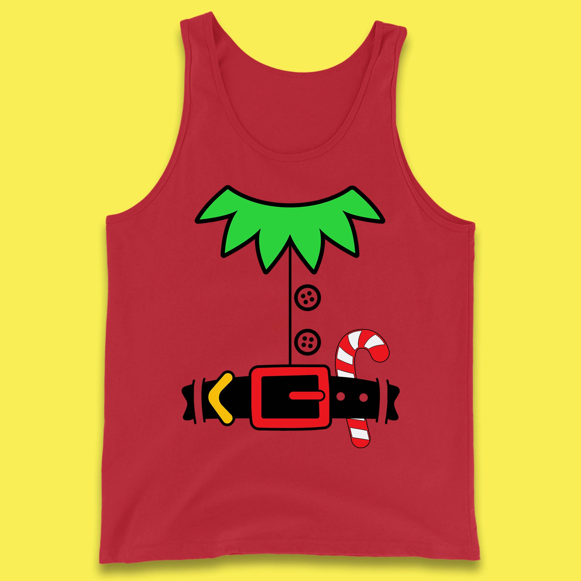 christmas elf costume tank top