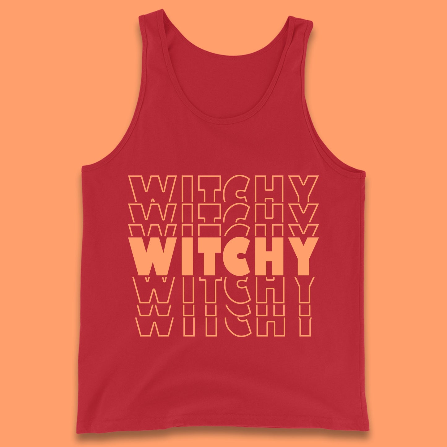 Witchy Halloween Witches Spooky Witch Vibes Witchy Aesthetic Halloween Party Tank Top