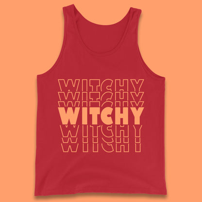Witchy Halloween Witches Spooky Witch Vibes Witchy Aesthetic Halloween Party Tank Top