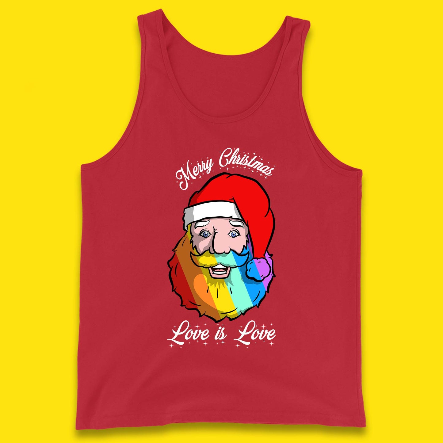 Gay Santa Christmas Tank Top