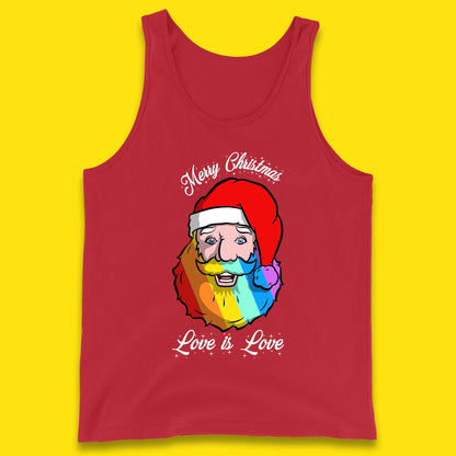 Gay Santa Christmas Tank Top