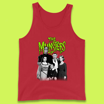 Vintage The Munsters Family TV Series Halloween Frankenstein Horror Scary Tank Top