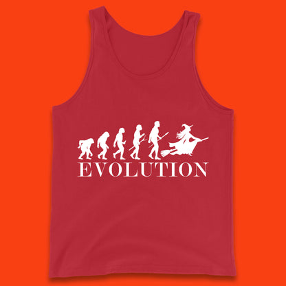 Witch Evolution Halloween Scary Spooky Witch Costume Tank Top