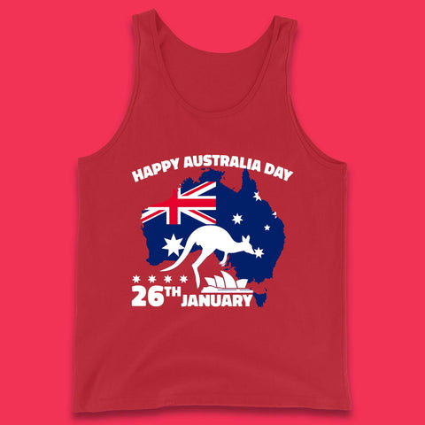 Happy Australia Day 26th January Tank Top