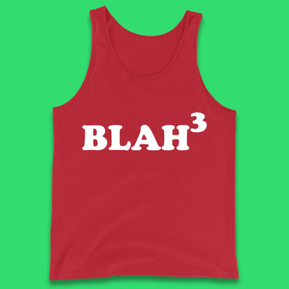 Blah 3 Tank Top