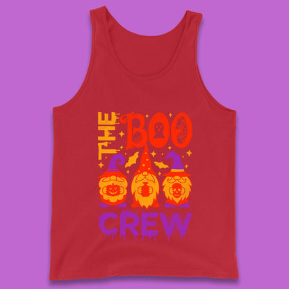 The Boo Crew Halloween Gnomes Squad Horror Scary Spooky Matching Costume Tank Top