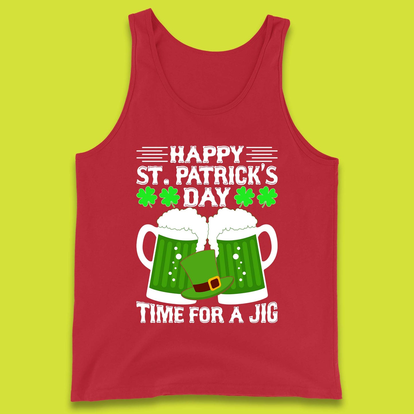 St. Patrick's Day Time For A Jig Tank Top