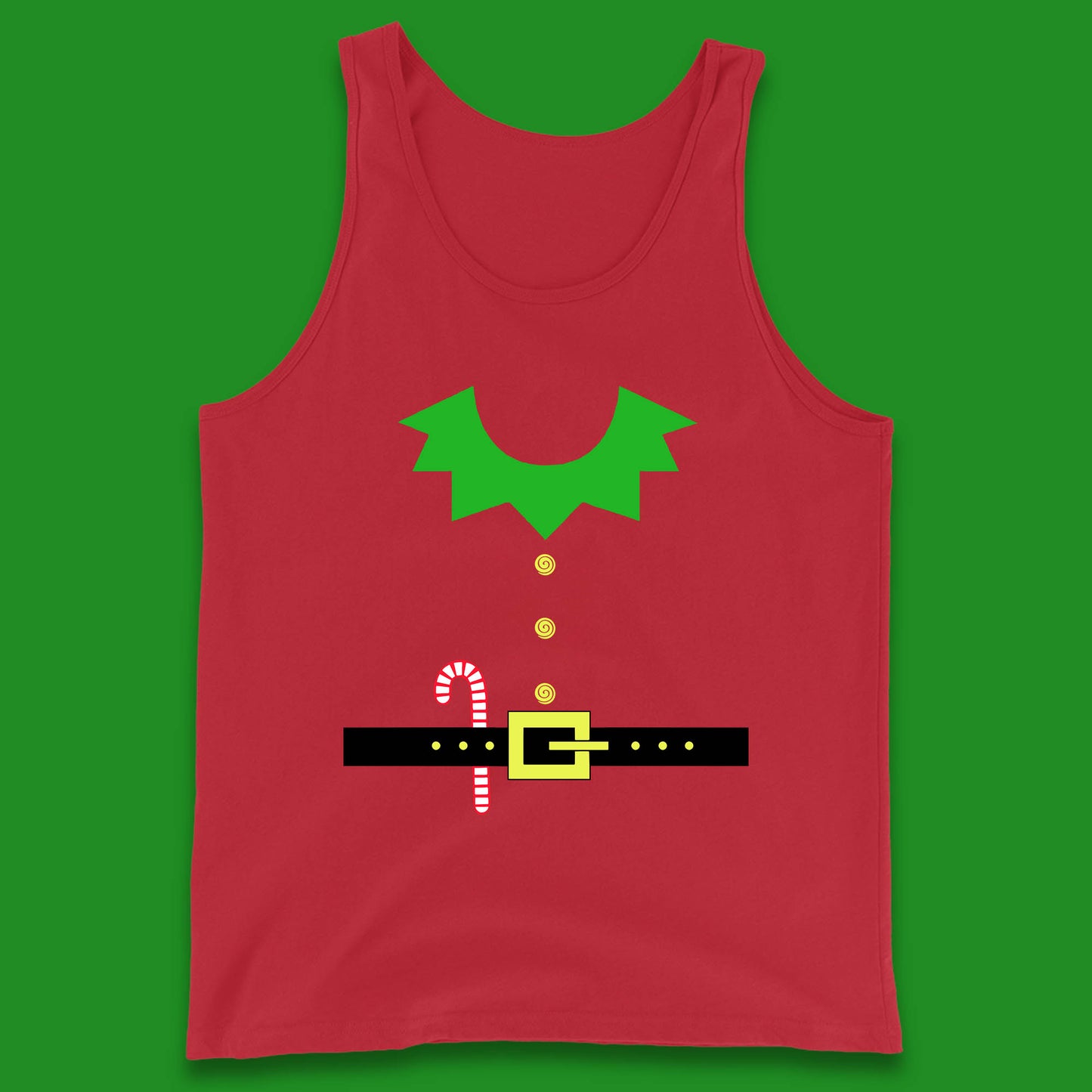 christmas elf costume christmas candy tank top