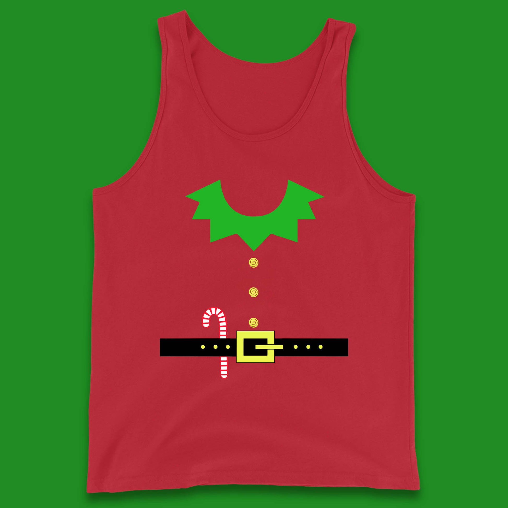christmas elf costume christmas candy tank top