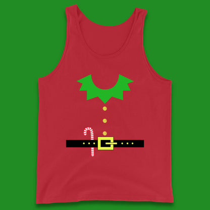 christmas elf costume christmas candy tank top