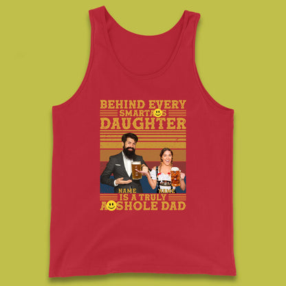 Personalised Truely Asshole Dad Tank Top