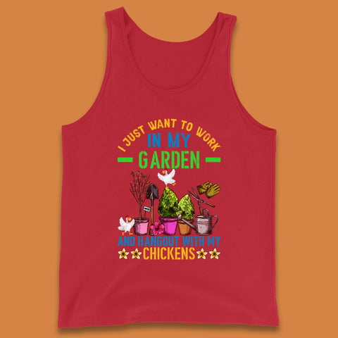 Hangout With My Chickens Tank Top