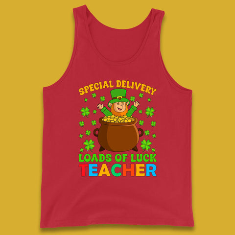 Special Delivery Loads Of Luck Teacher Tank Top