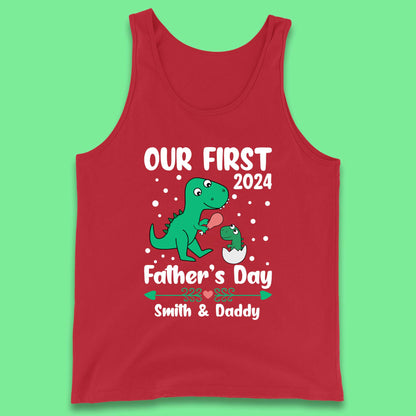 Personalised First Father's Day Tank Top
