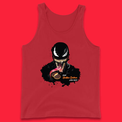 Venom Your Jaffa Cakes Look Tasty Marvel Avengers Venom Face Marvel Comics Movie Character Tank Top