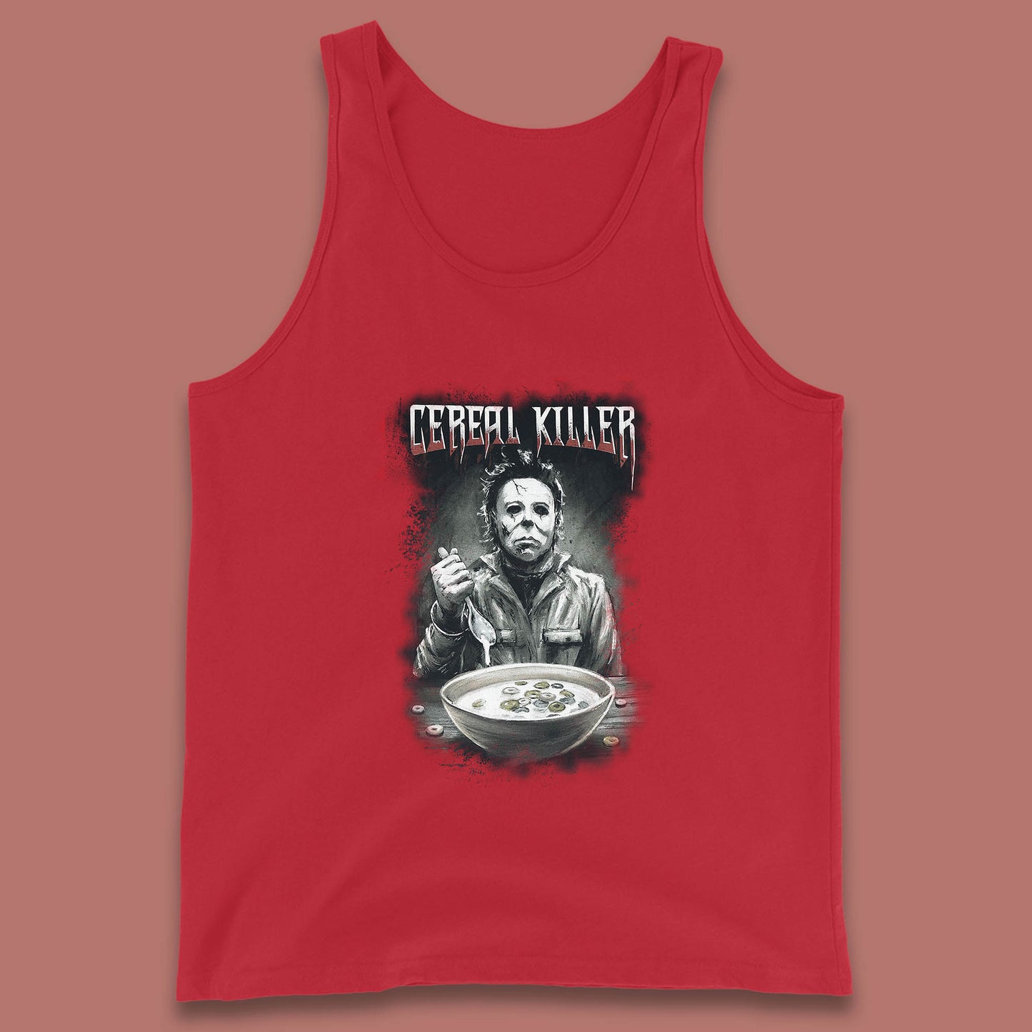 Michael Myers Cereal Killer Halloween Serial Killer Horror Movie Character Tank Top