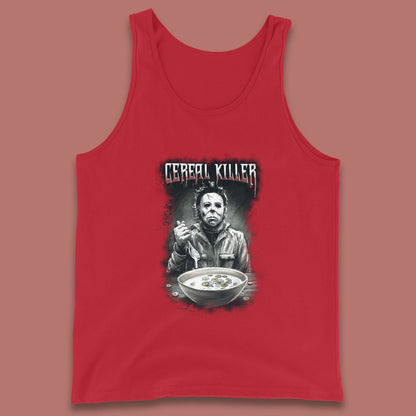 Michael Myers Cereal Killer Halloween Serial Killer Horror Movie Character Tank Top