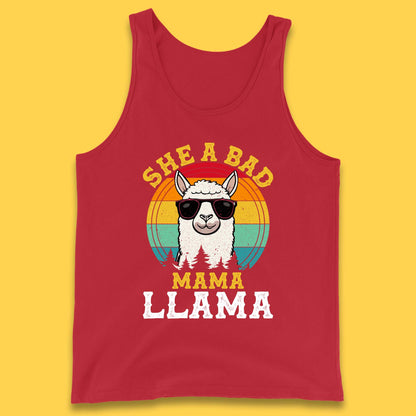 She A Bad Mama Llama Tank Top