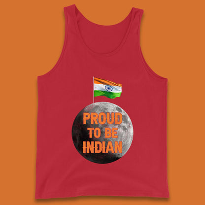 Proud To Be Indian Soft Landing To The Moon Chandrayaan-3 India On The Moon Tank Top