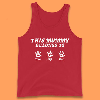 Personalised This Mummy Belongs Tank Top
