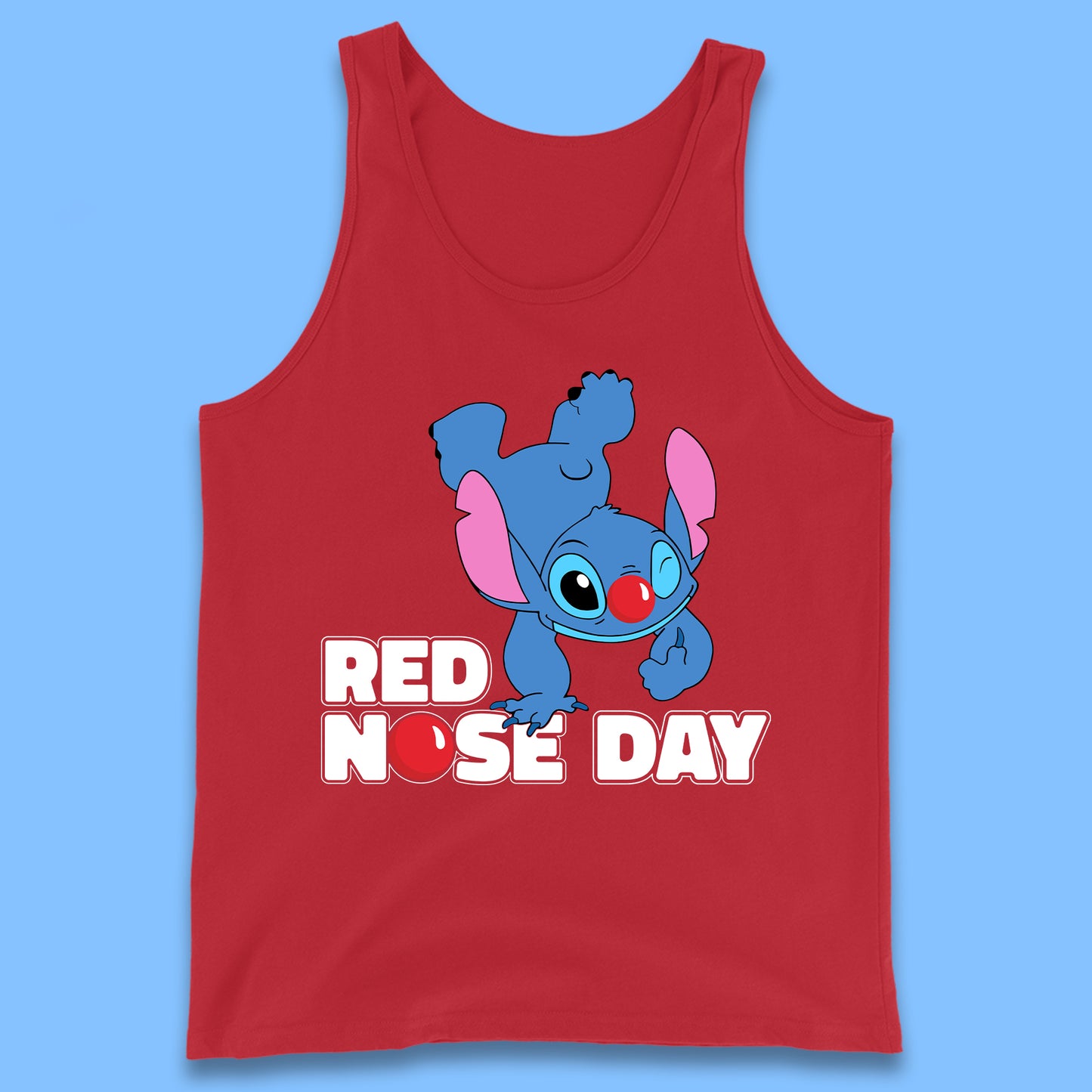 Stitch Red Nose Day Tank Top