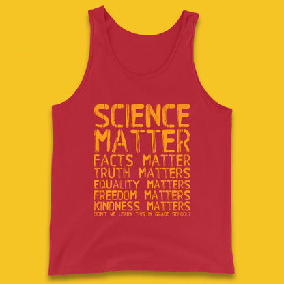 Science Matters Facts Matters Tank Top