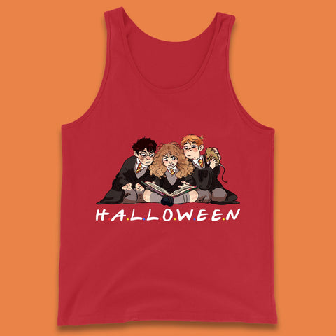 Halloween Harry Potter Series Character Harry, Ron and Hermione Friends Movie Spoof Fantasy Novels Film  Tank Top