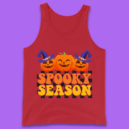 Spooky Season Halloween Jack-O-Lantern Pumpkins Spooky Vibes Tank Top