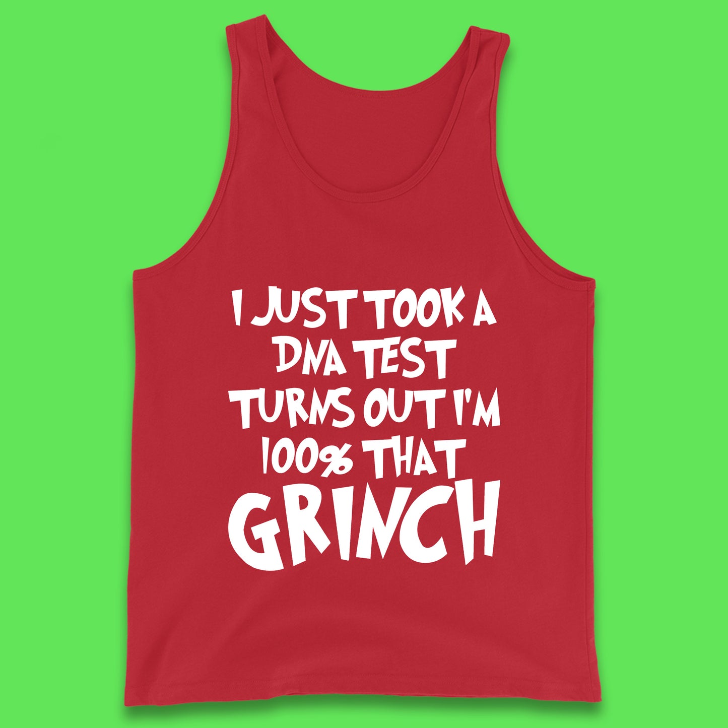 christmas grinch tank top