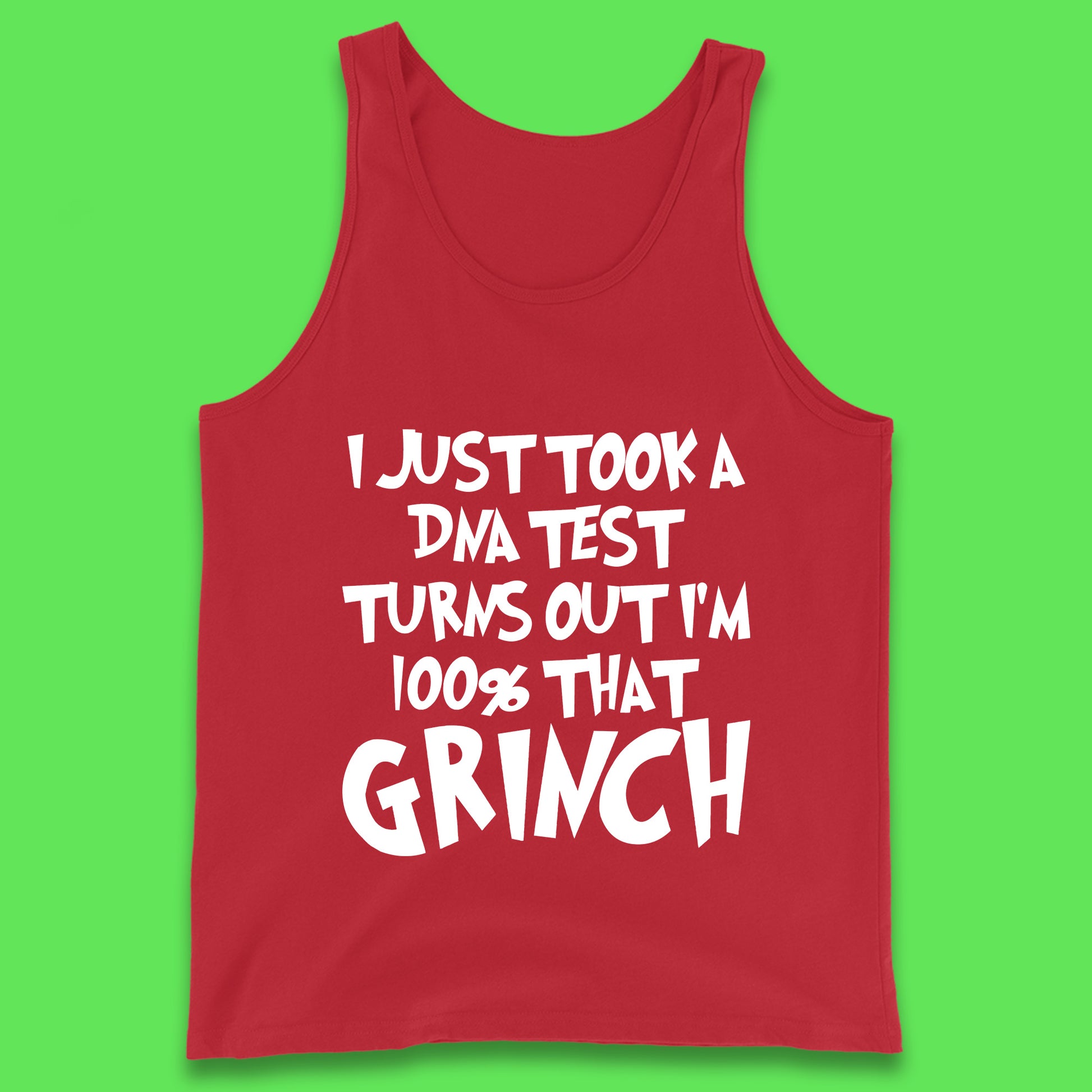 christmas grinch tank top