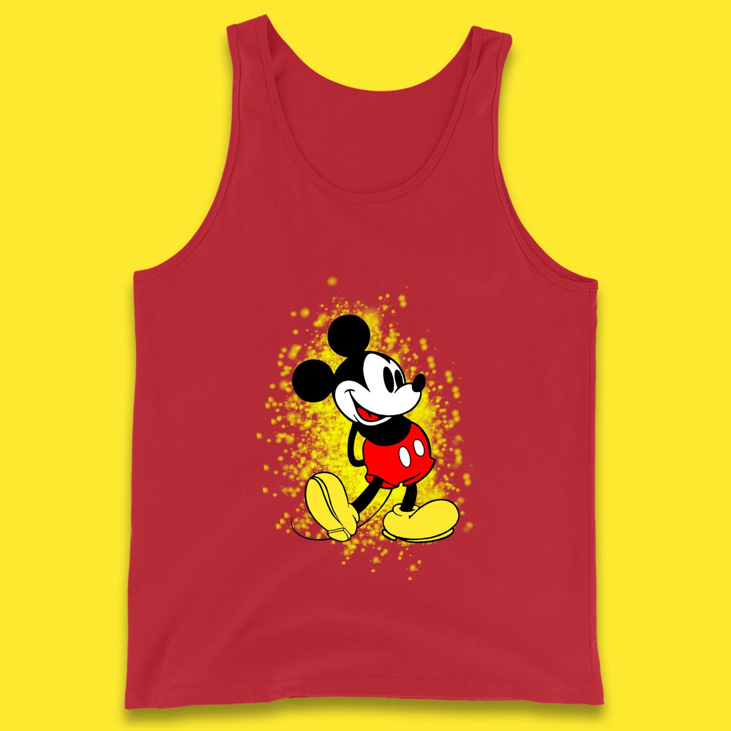 Disney Vintage Mickey Mouse Cartoon Character Disneyland Vacation Trip Disney World Tank Top