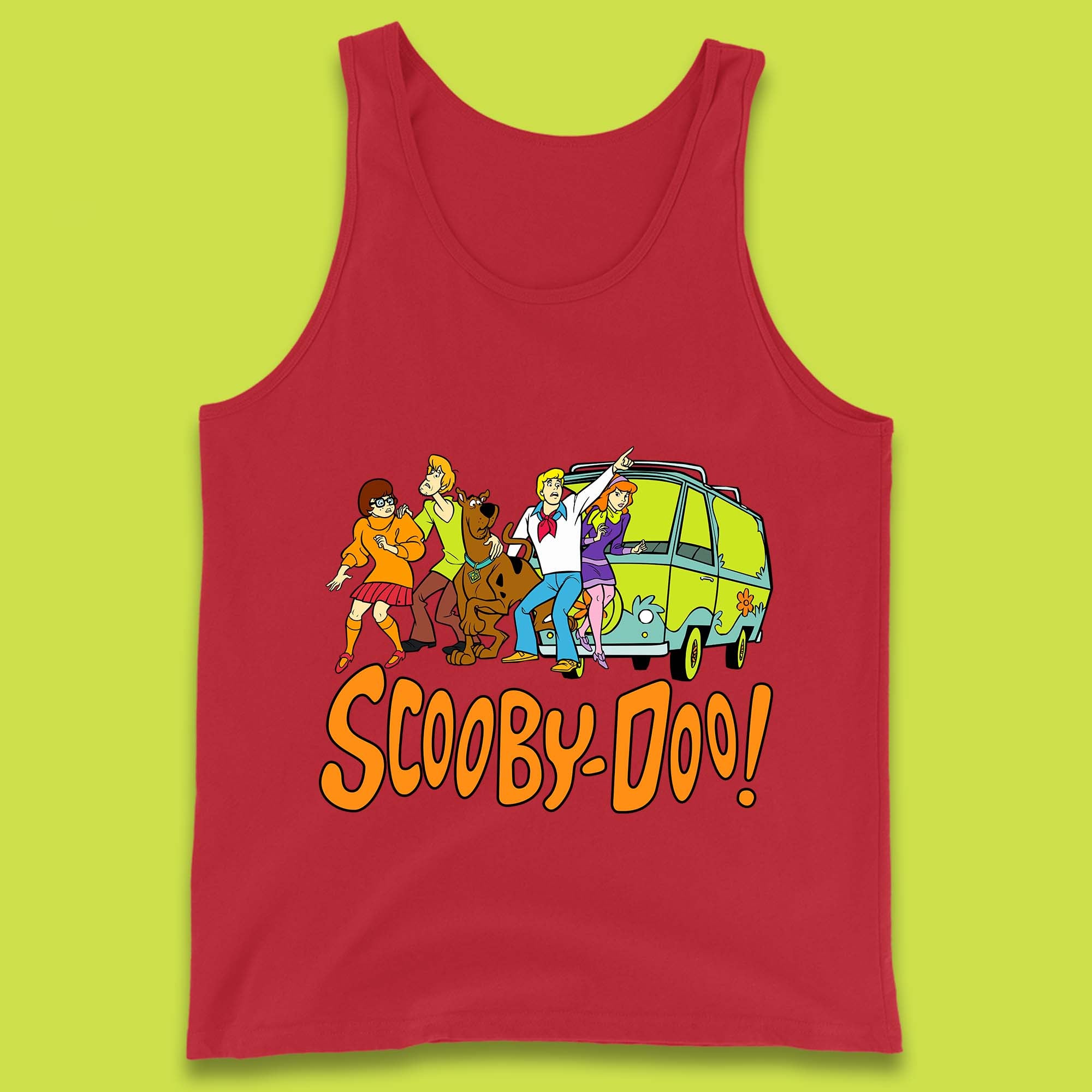 Halloween Scooby Doo & Gang Horror Van Scary Mystery Machine Tank Top