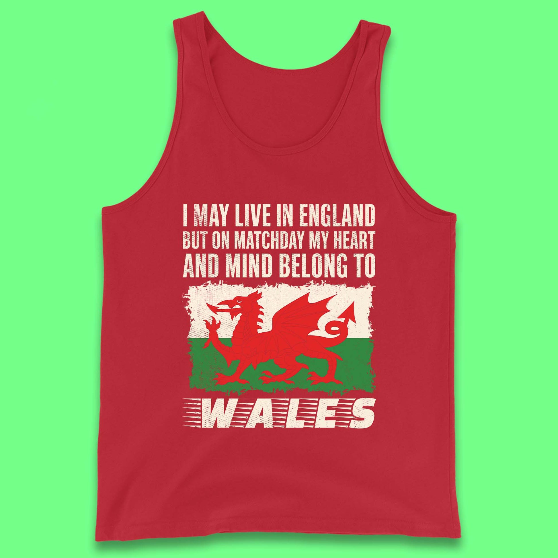Wales Football Team Vest Top