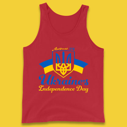 Ukraine's 24 August Ukraine Independence Day Proud Ukrainian Tank Top