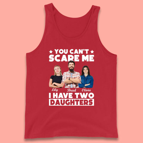 Personalised I Have Two Daughters Tank Top