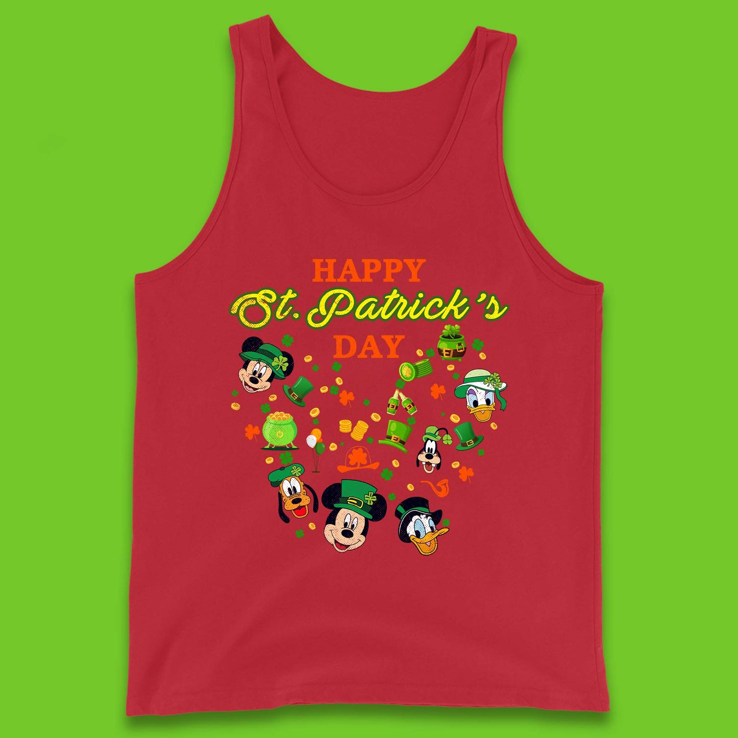 Disney Happy St. Patrick's Day Tank Top