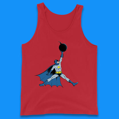 Superhero Batman Jordan Spoof DC Comics Action Adventure Movie Character Tank Top