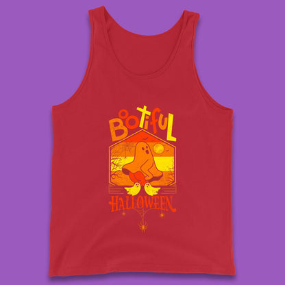 Bootiful Halloween Funny Ghost Big Butt Thick Halloween Ghost Booty Funny Humor Offensive Tank Top