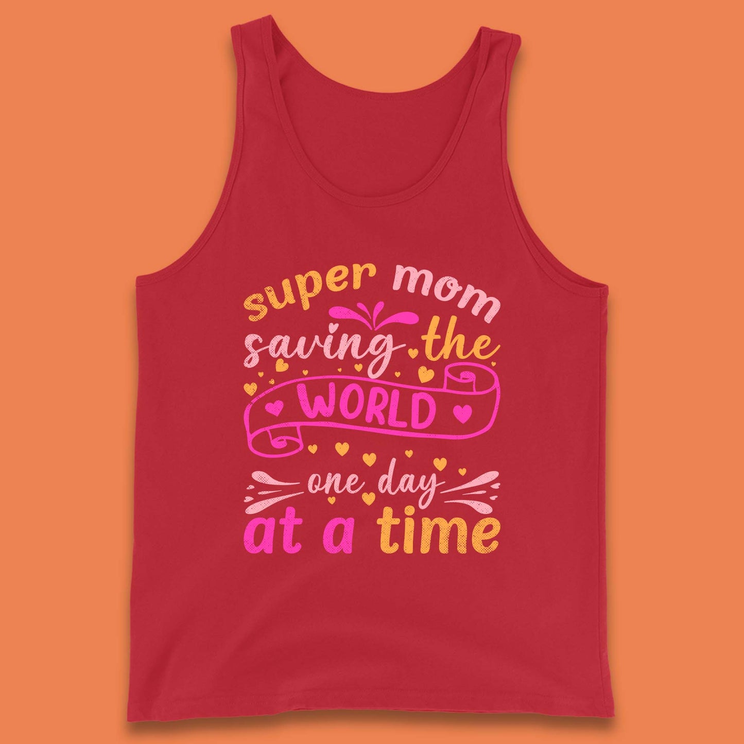 Super Mom Saving The World Tank Top