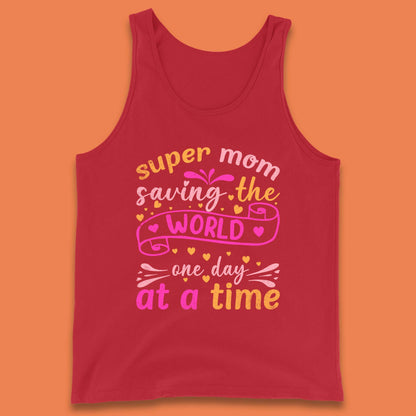 Super Mom Saving The World Tank Top