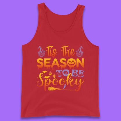 Tis The Season To Be Spooky Halloween Creepy Season Tank Top