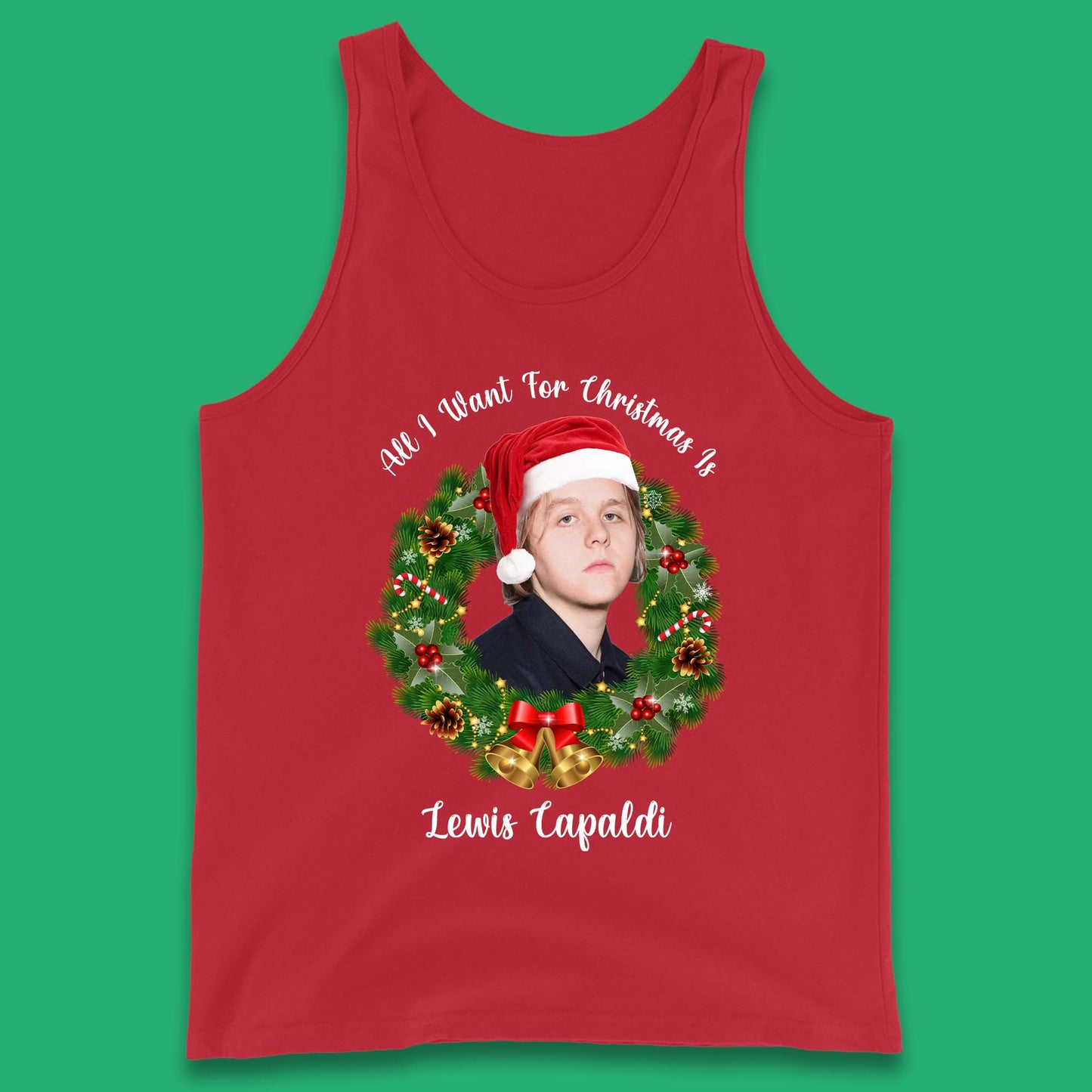 Lewis Capaldi Christmas Tank Top