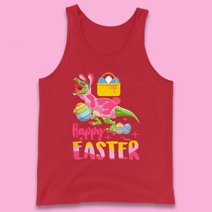 Happy Dinosaur Easter Tank Top