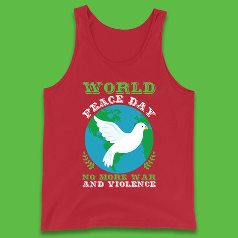 World Peace Day No More War And Violence Human Rights Stop War Tank Top